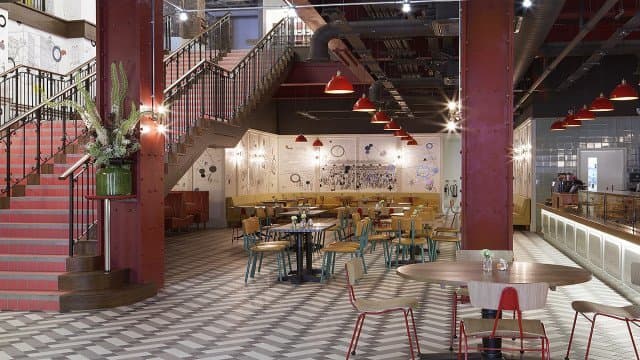 Picturehouse Central in London, specialty coffee cafe
