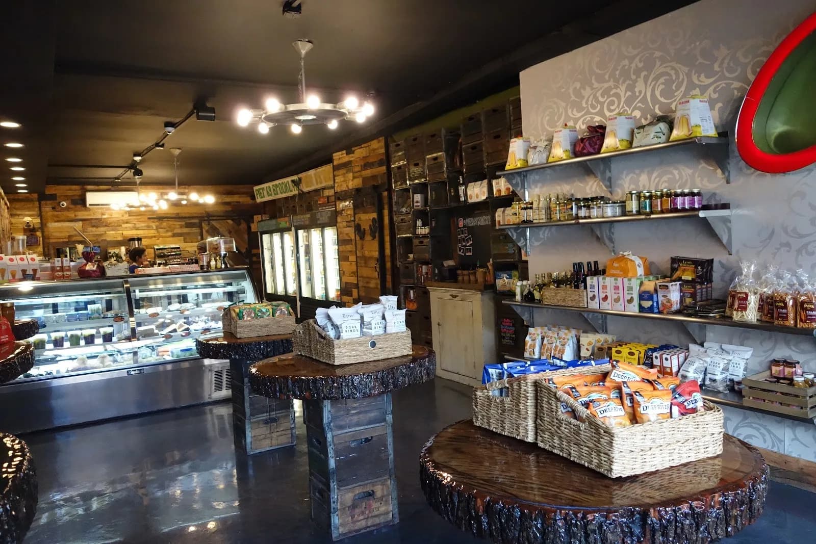 Pier 69 Market in New York City, specialty coffee cafe