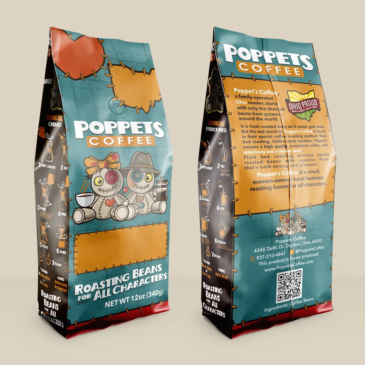 Poppet's Coffee in Dayton, specialty coffee roaster