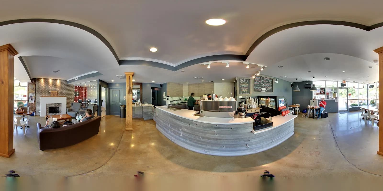 Portage Grounds in Chicago, specialty coffee cafe