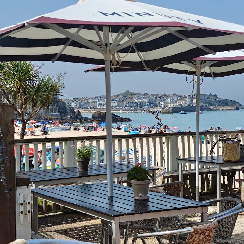 Porthminster Beach Cafe in St Ives, specialty coffee cafe