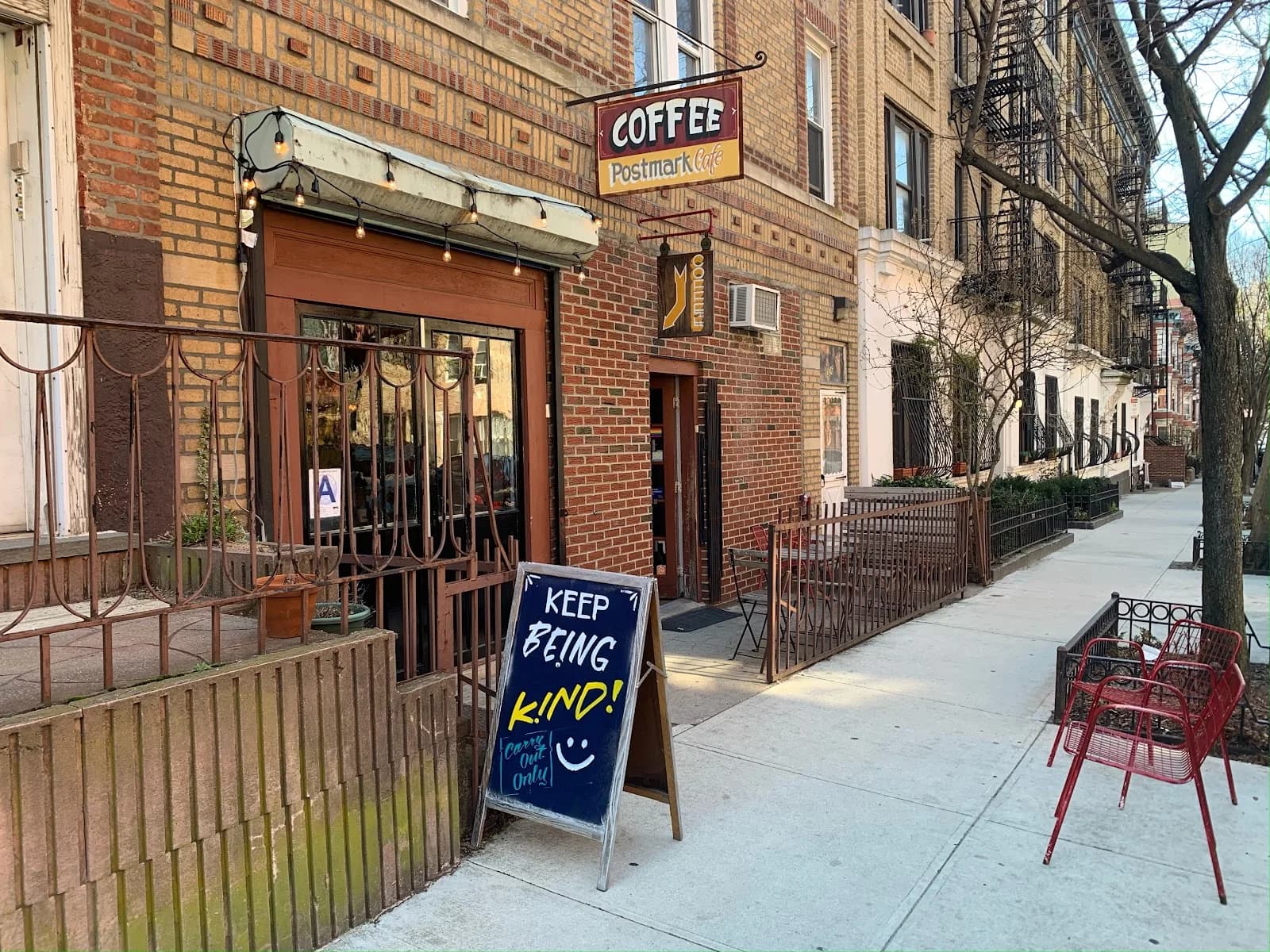 Postmark Cafe in New York City, specialty coffee cafe