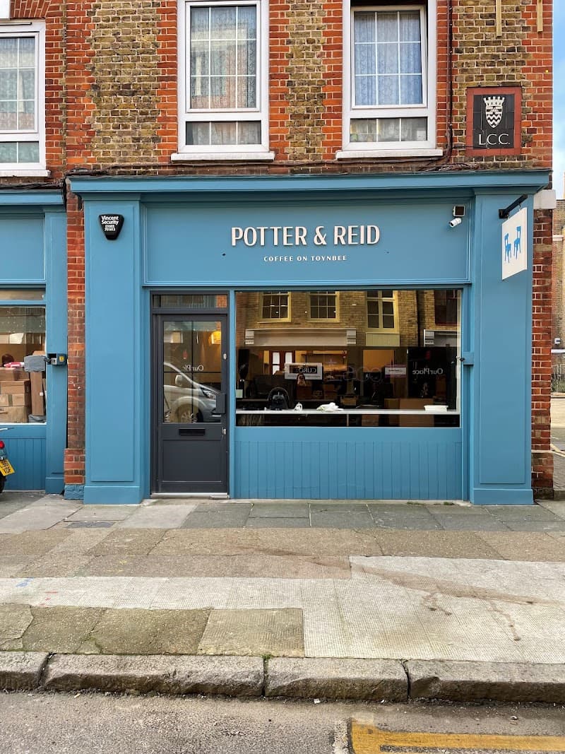 Potter & Reid in London, specialty coffee cafe