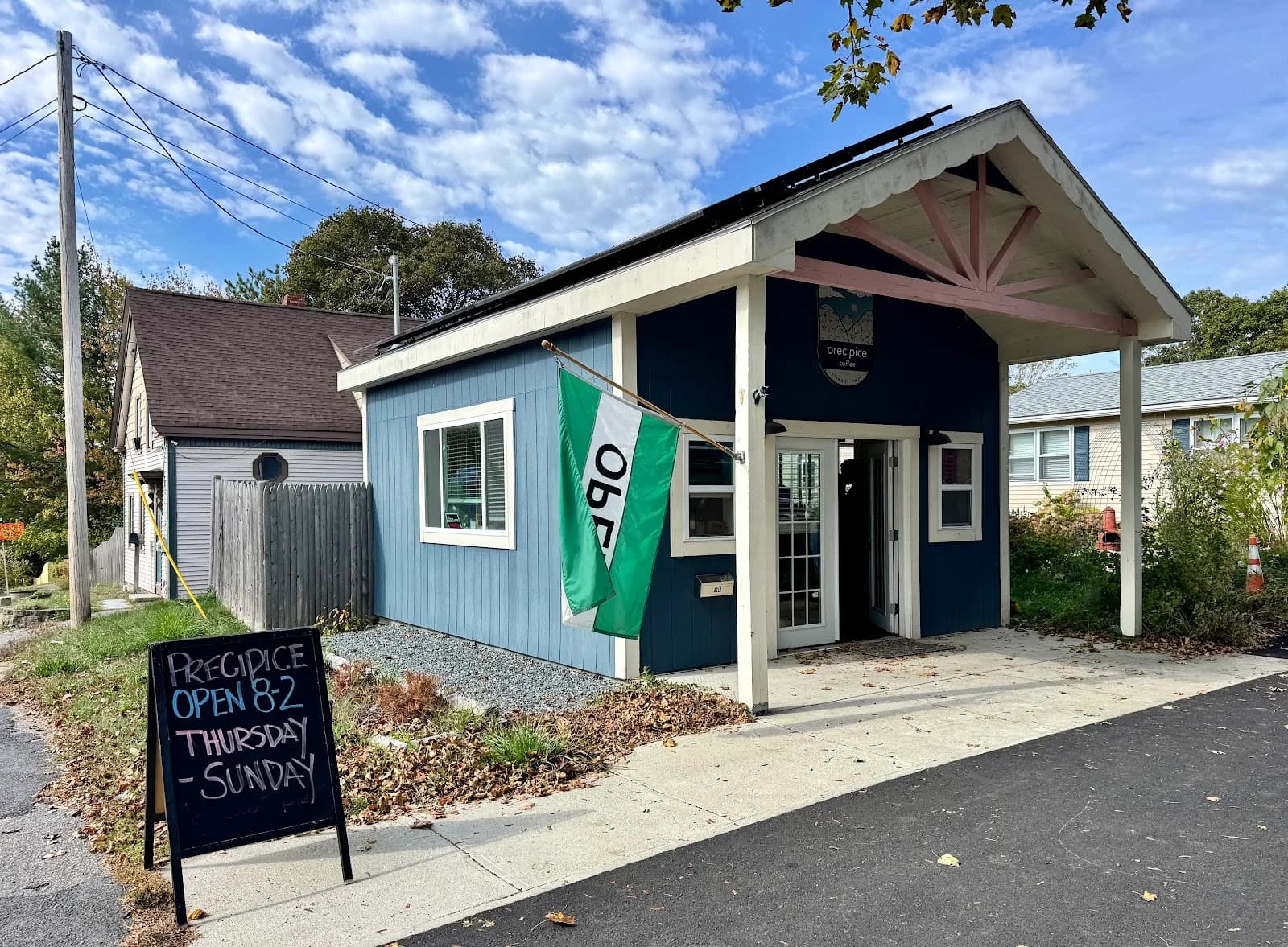 Precipice Coffee and Pie in Ellsworth, specialty coffee roaster