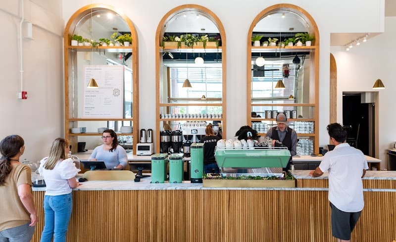PRESS Coffee Crêpes Cocktails in Durham, specialty coffee cafe