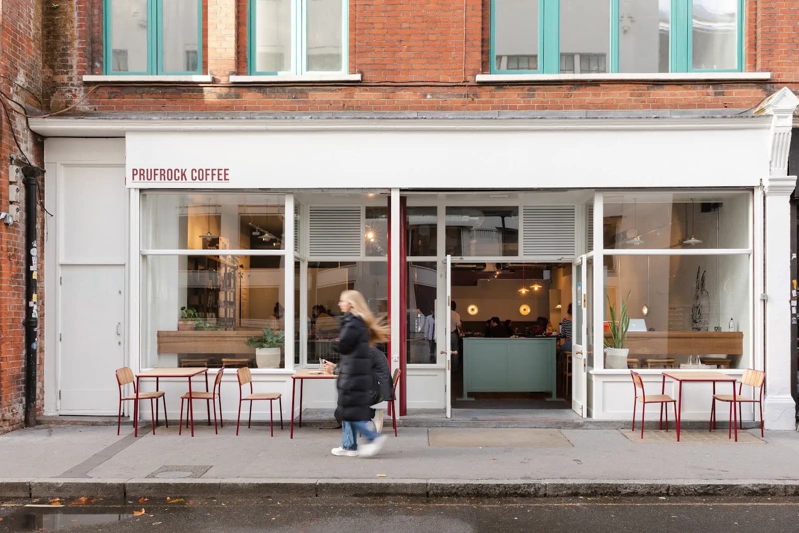 Prufrock Coffee in London, specialty coffee cafe