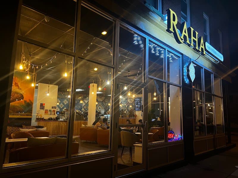 Raha Coffee House in Buffalo, specialty coffee cafe