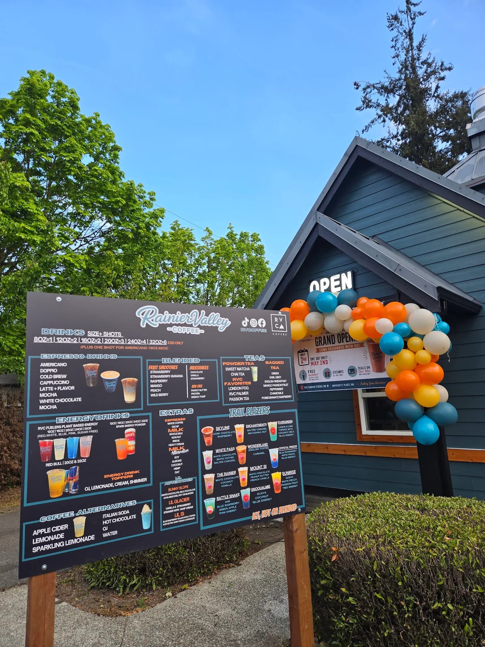 Rainier Valley Coffee Co. in Tacoma, specialty coffee cafe