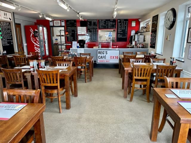 Reg's Cafe, Thorpe Way, Banbury. in Banbury, specialty coffee cafe