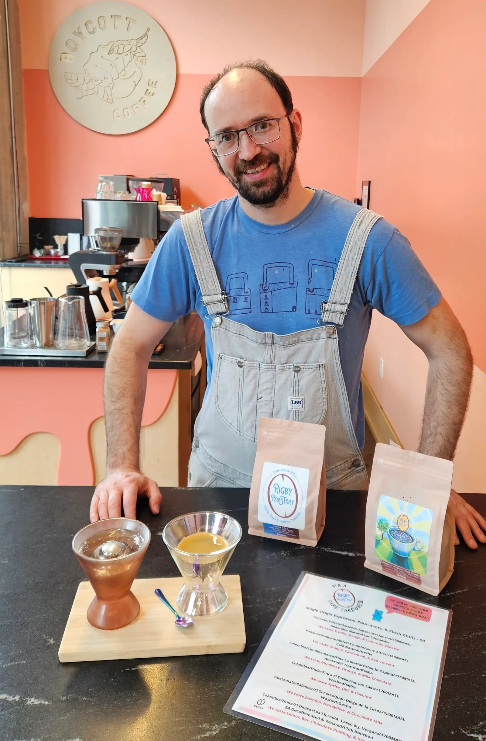 Rigby Roastery in Austin, specialty coffee roaster