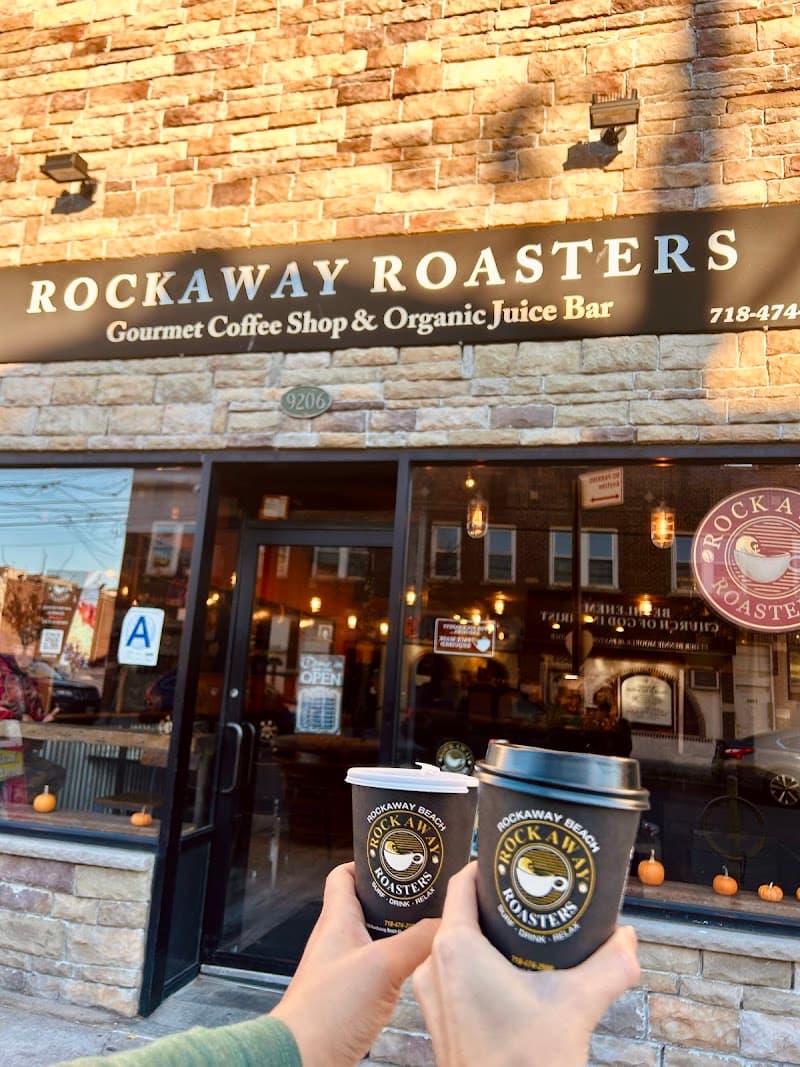 Rockaway Roasters in New York City, specialty coffee cafe