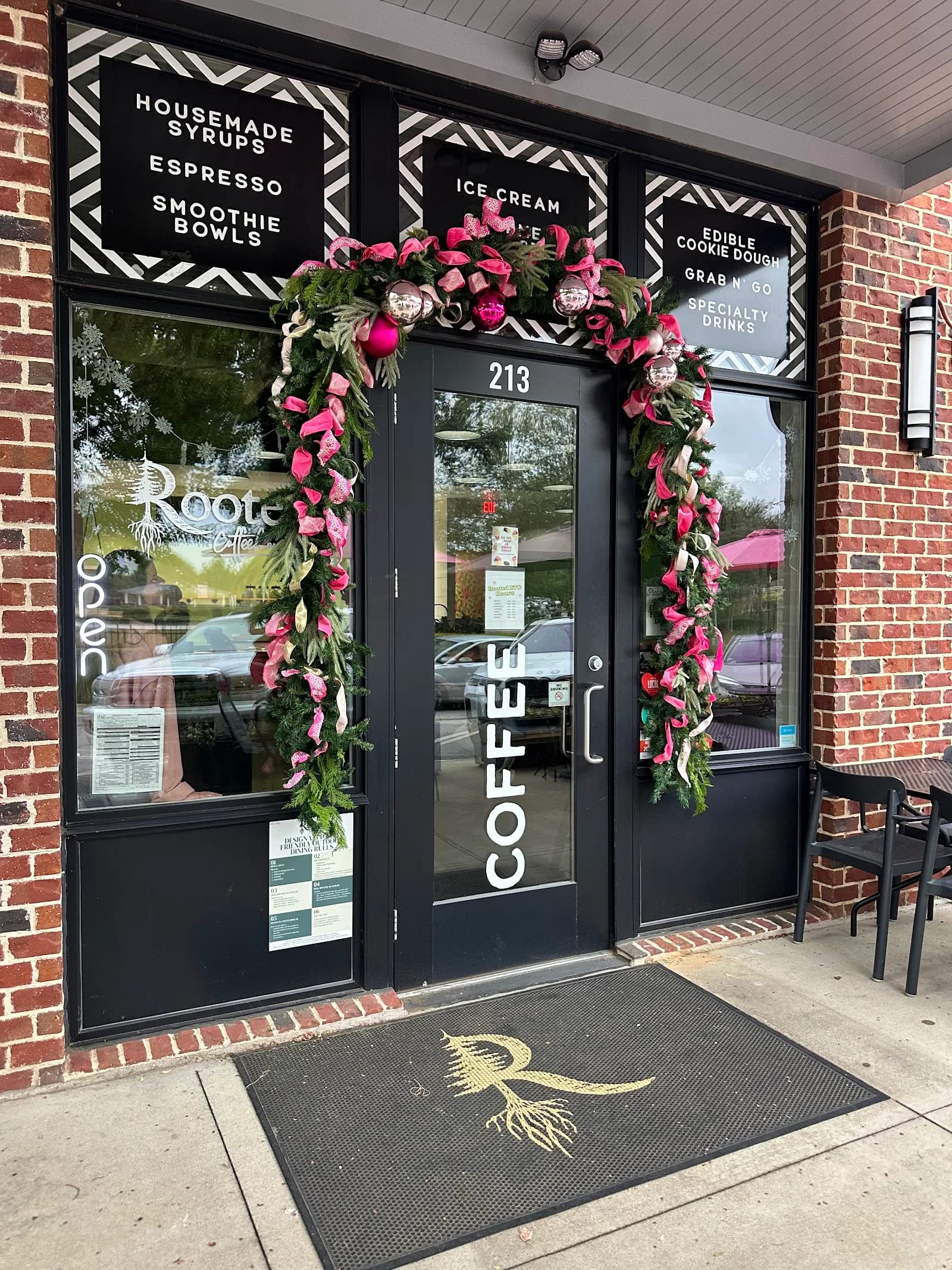 Rooted Coffeehouse in Evans, specialty coffee cafe