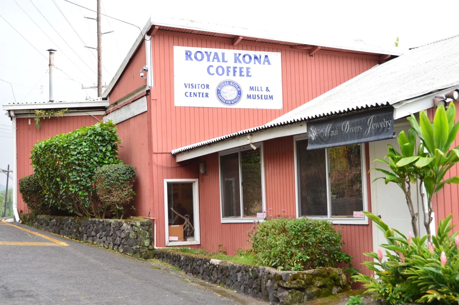 Royal Kona Coffee Center in Captain Cook, specialty coffee roaster