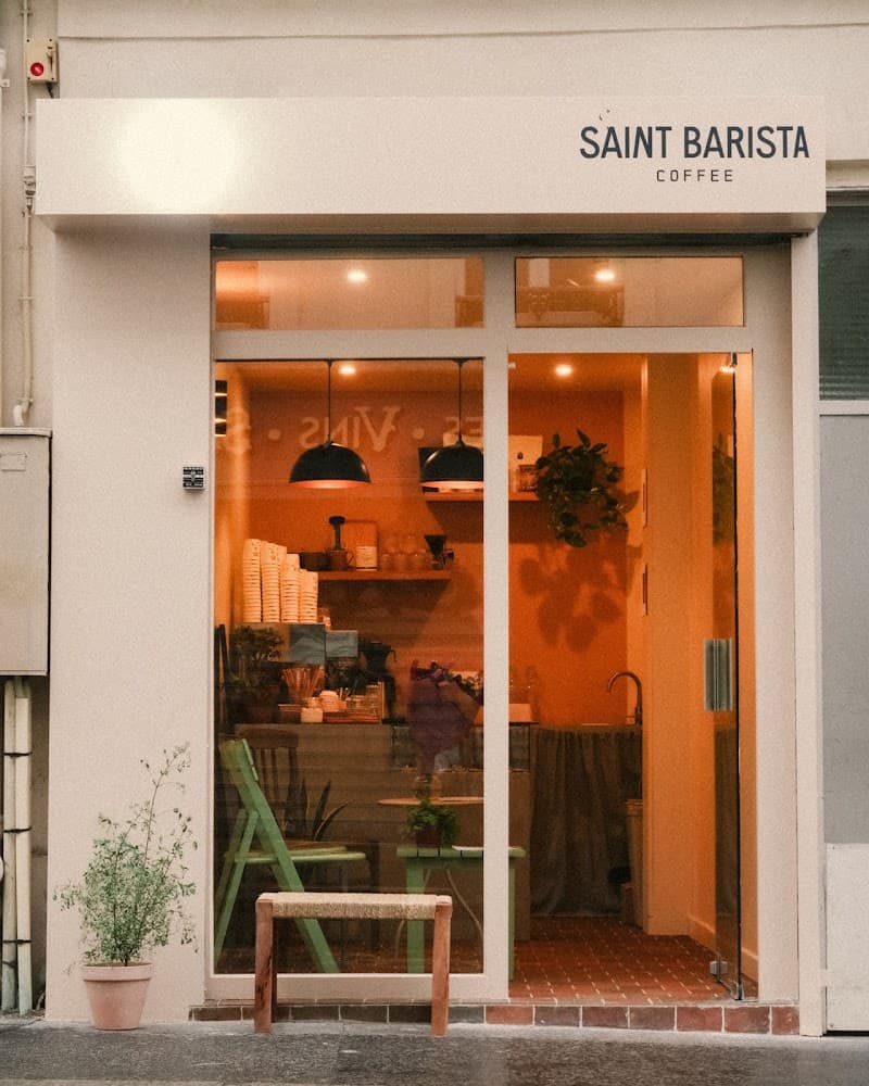 Saint Barista Coffee in Paris, specialty coffee cafe
