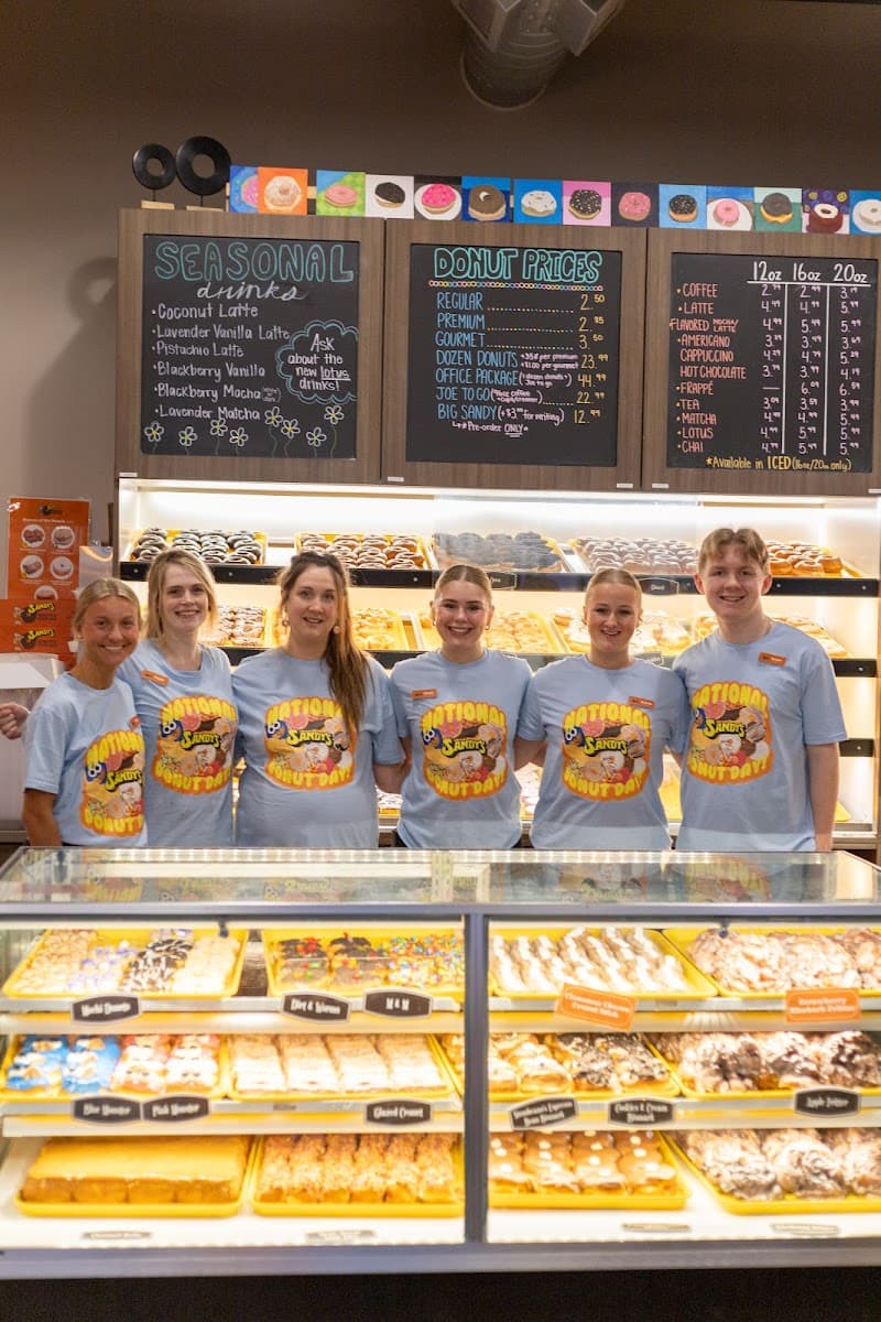 Sandy's Donuts in Fargo, specialty coffee cafe