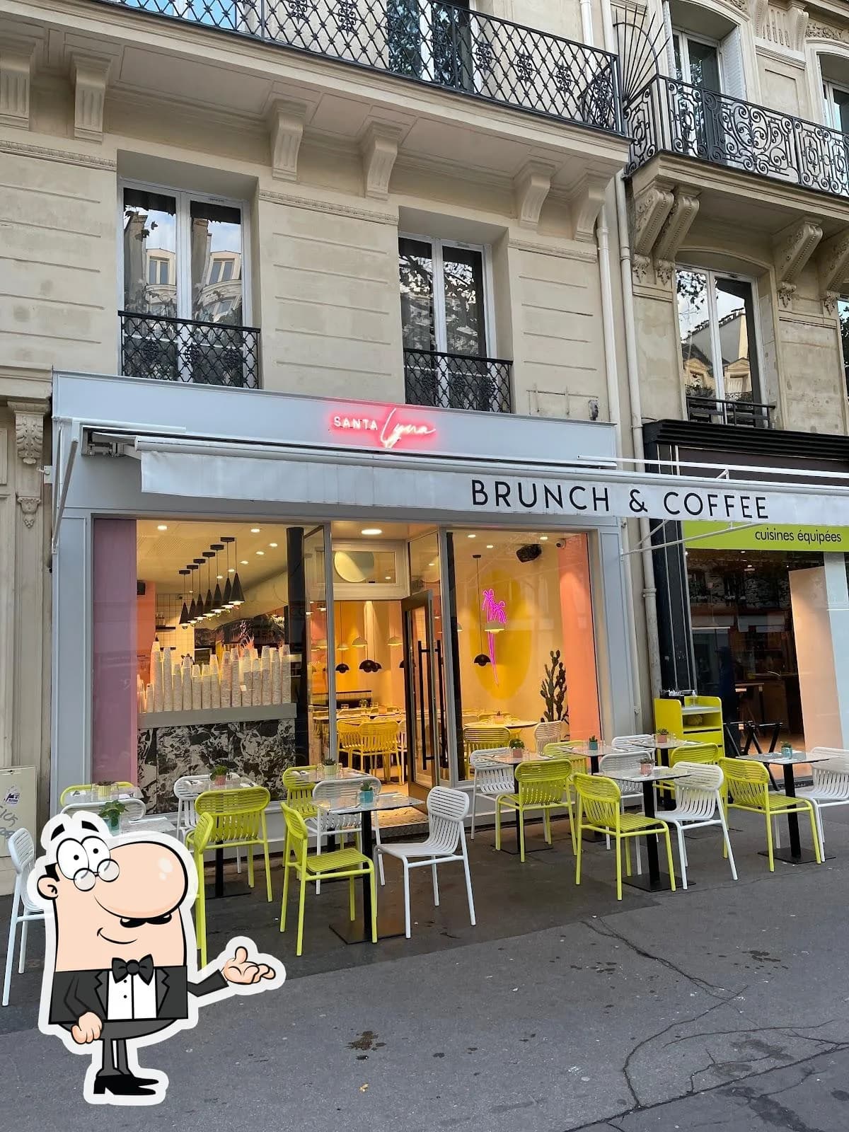 Santa Lyna in Paris, specialty coffee cafe