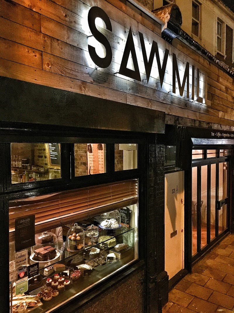 Sawmill in London, specialty coffee cafe