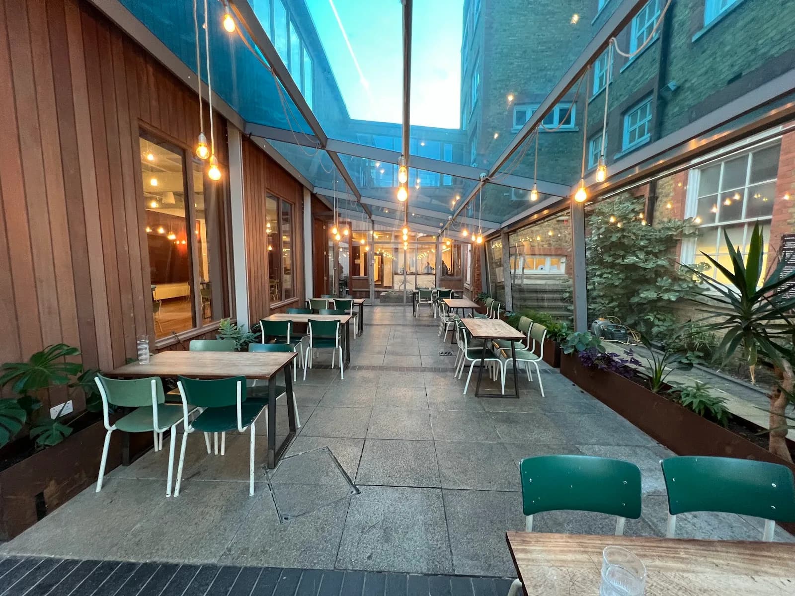 Scenery in London, specialty coffee roaster