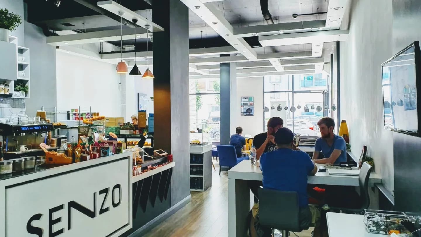 Senzo in Epsom, specialty coffee cafe