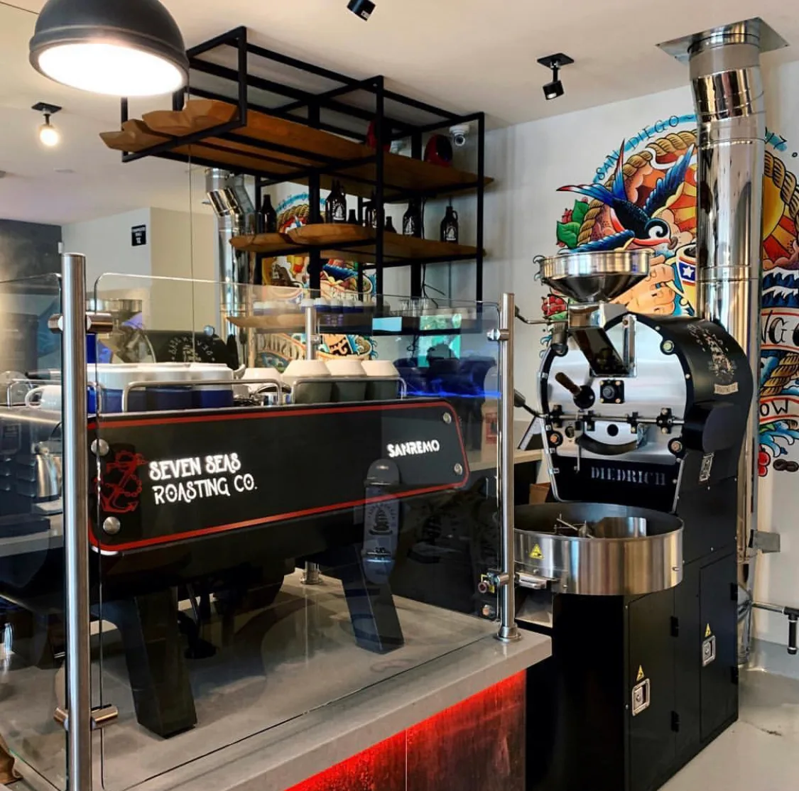 Seven Seas Roasting Co. South Park in San Diego, specialty coffee roaster