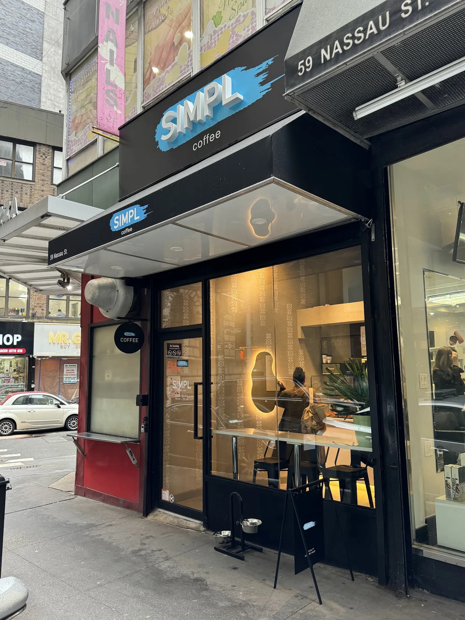 Simpl Coffee in New York City, specialty coffee cafe