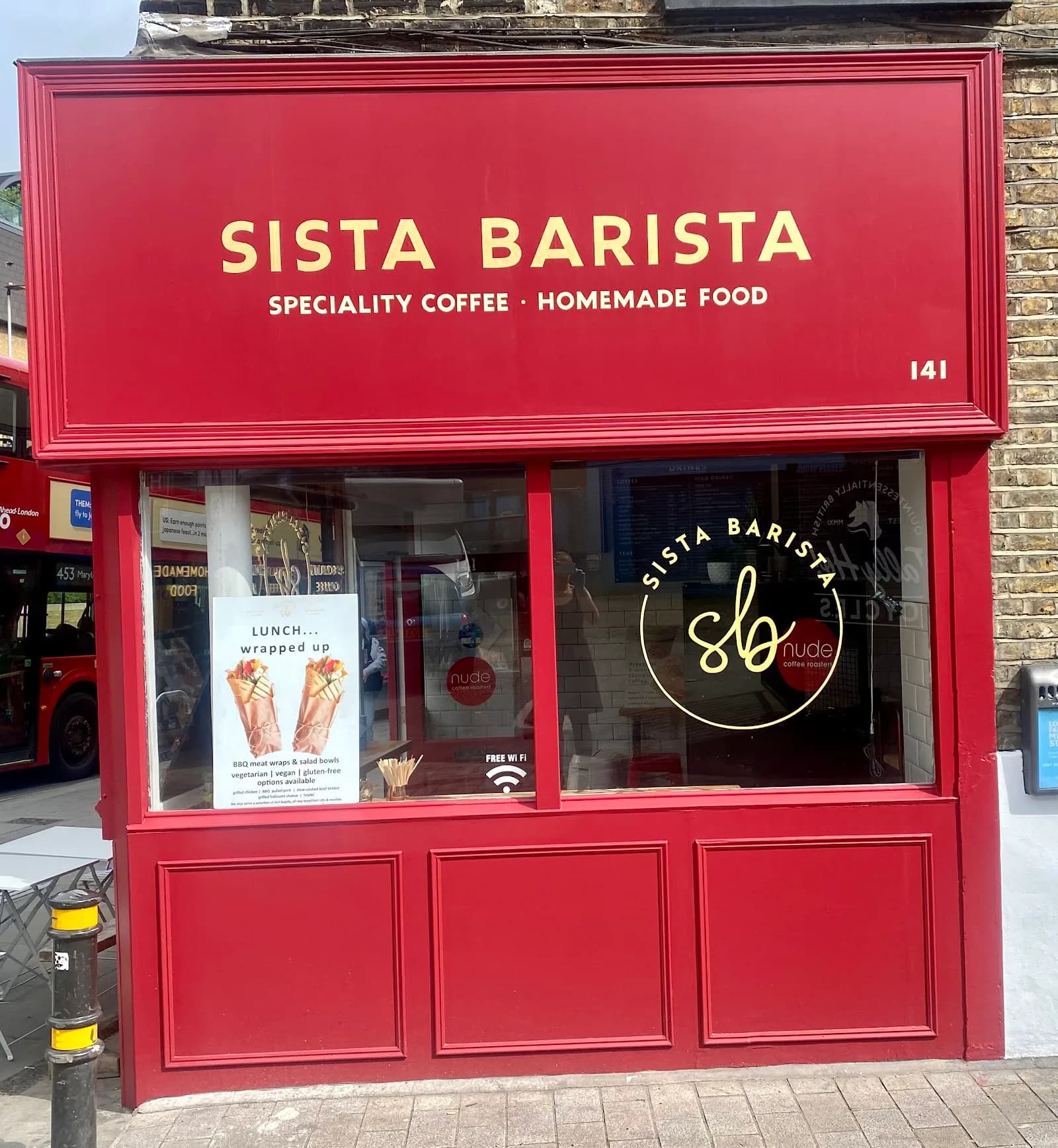 Sista Barista Cafe in London, specialty coffee cafe