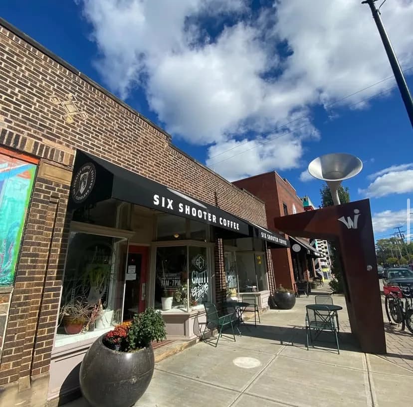 Six Shooter Coffee in Cleveland, specialty coffee cafe