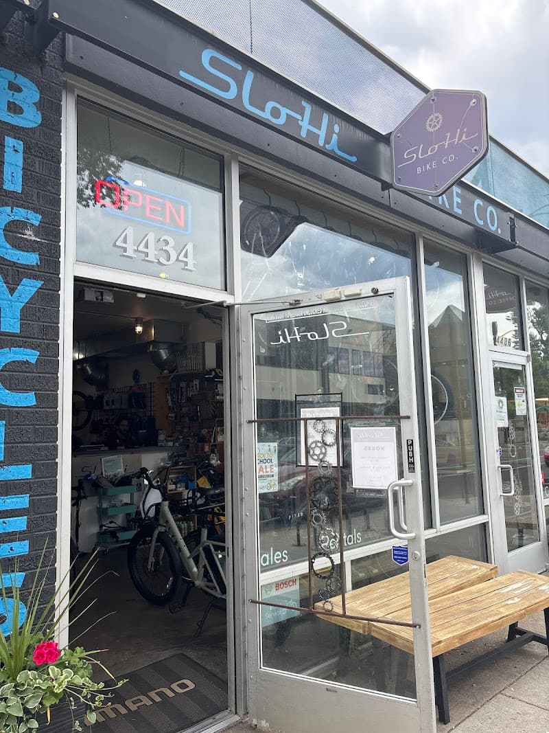 SloHi Bike Co. in Denver, specialty coffee cafe