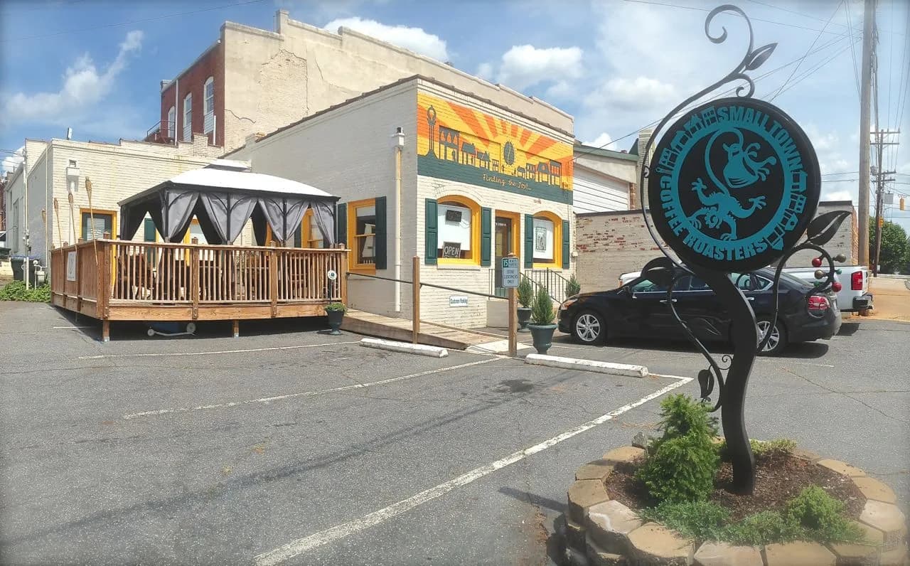 Small Town Coffee Roasters in Forest City, specialty coffee roaster