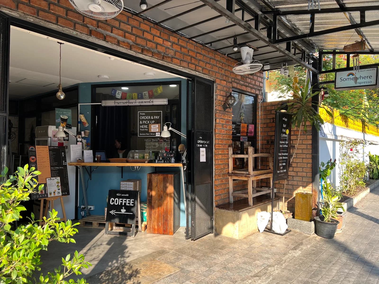 Somewhere Espresso Coffee Roaster in Chiang Mai, specialty coffee roaster