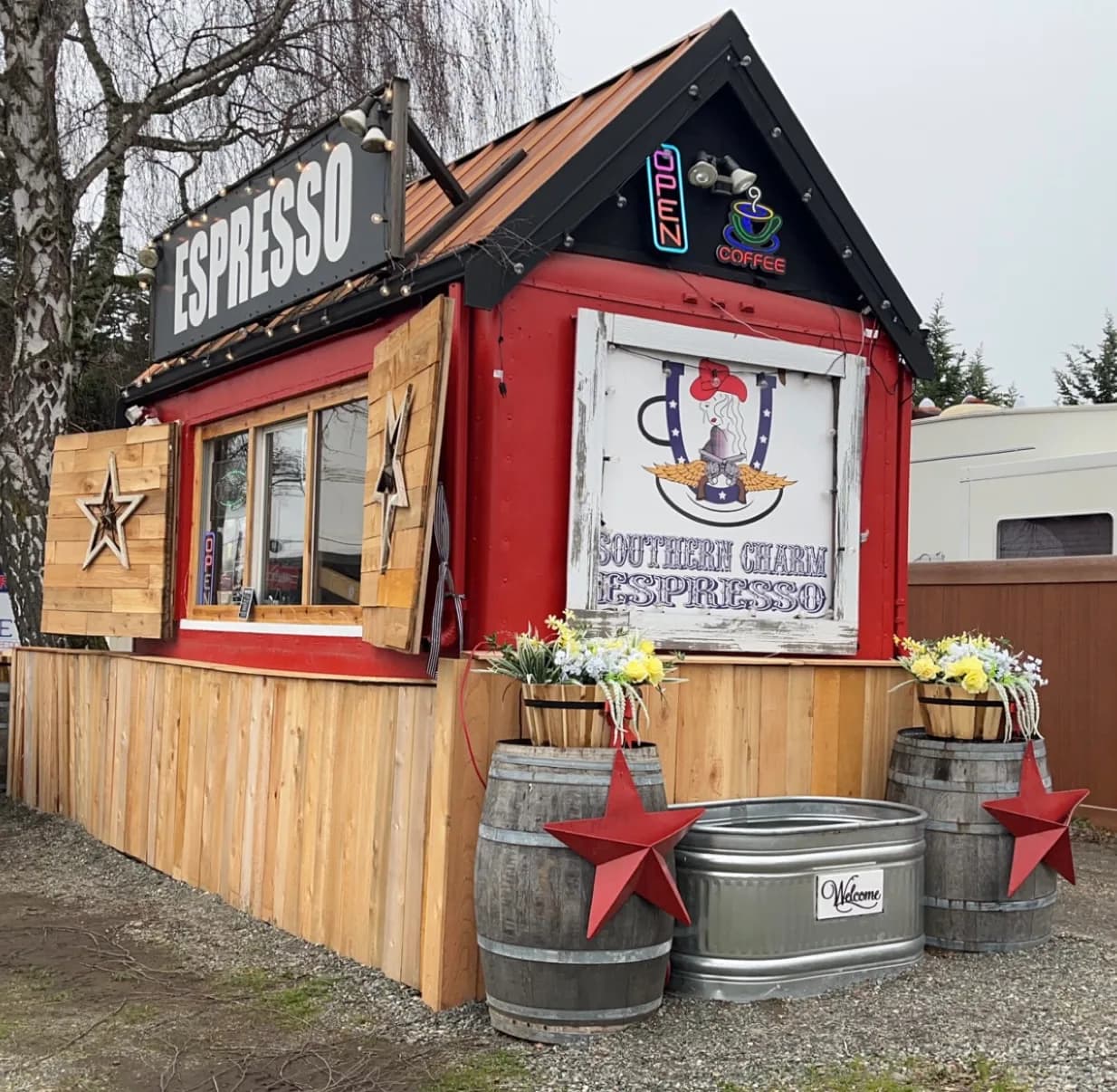 Southern Charm Espresso & Catering in Tacoma, specialty coffee roaster