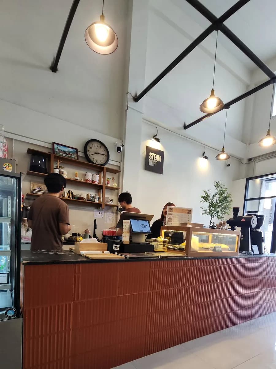 Steamkoff (สตีมคอฟ) specialty coffee in Bangkok, specialty coffee cafe