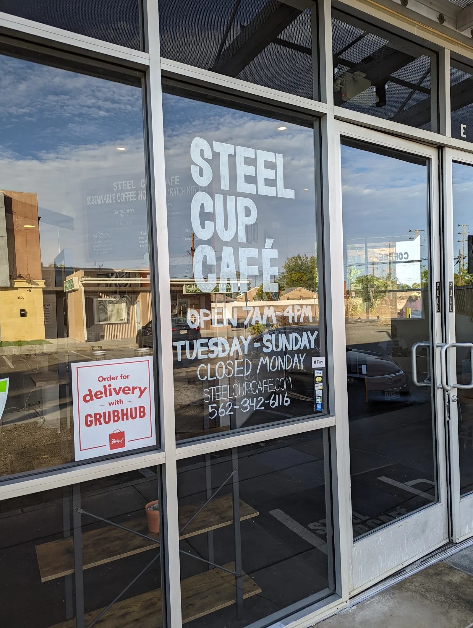 Steel Cup Café in Los Angeles, specialty coffee cafe