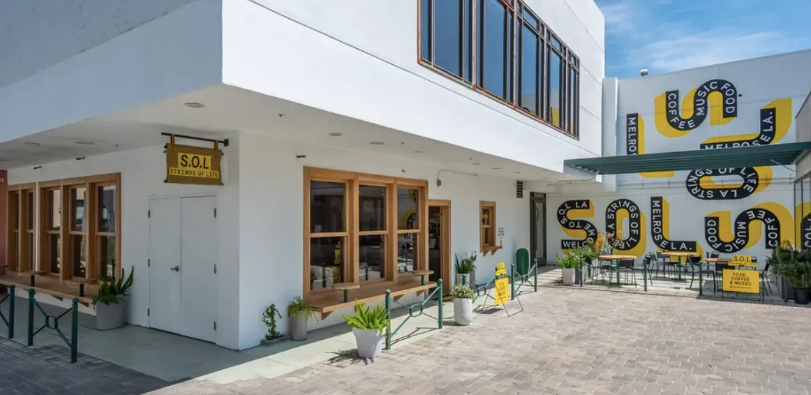 Strings of Life (S.O.L) Café in Los Angeles, specialty coffee cafe
