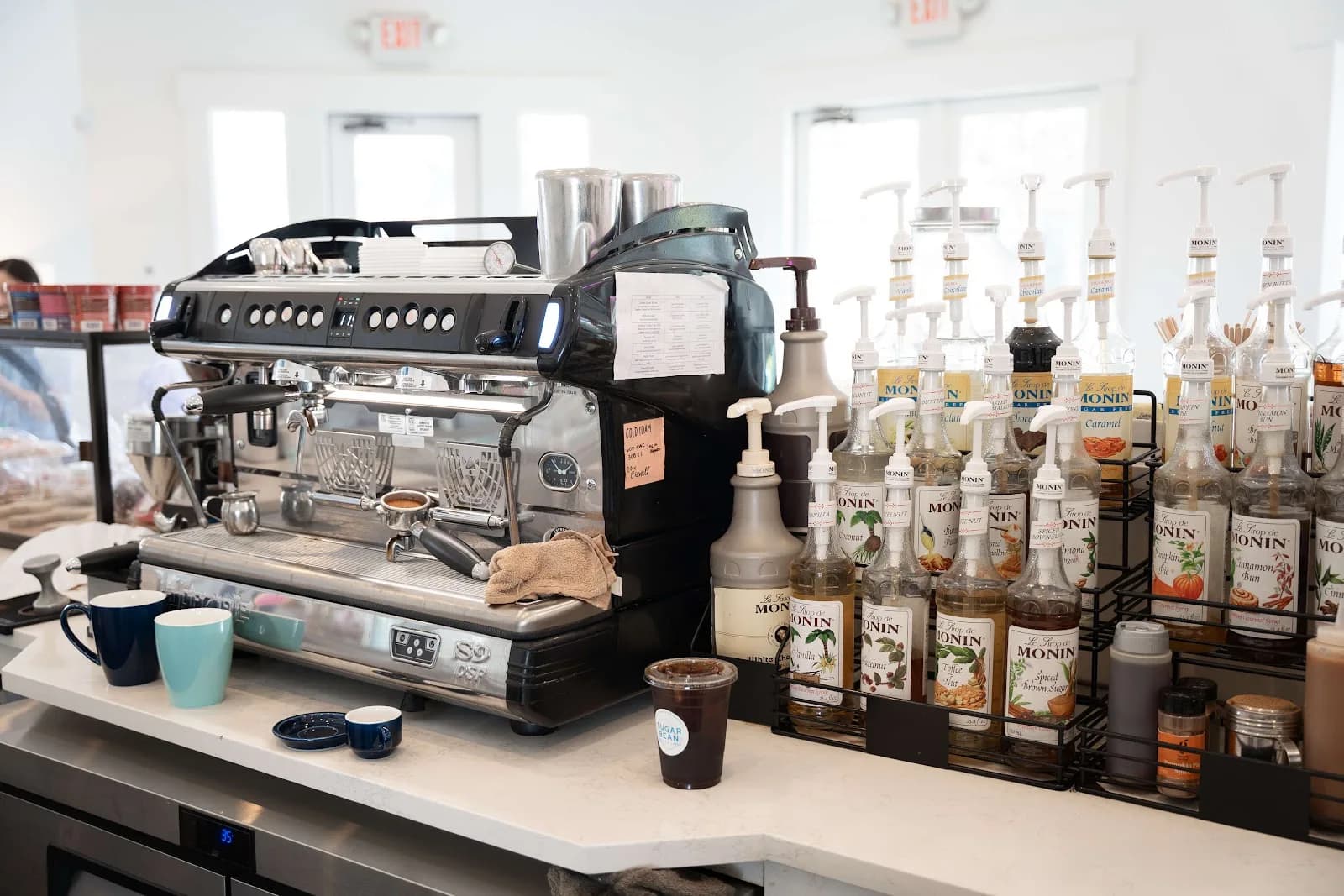 Sugar Bean Coffee & Cream in Galveston, specialty coffee cafe