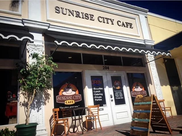 Sunrise City Cafe in Port Saint Lucie, specialty coffee cafe