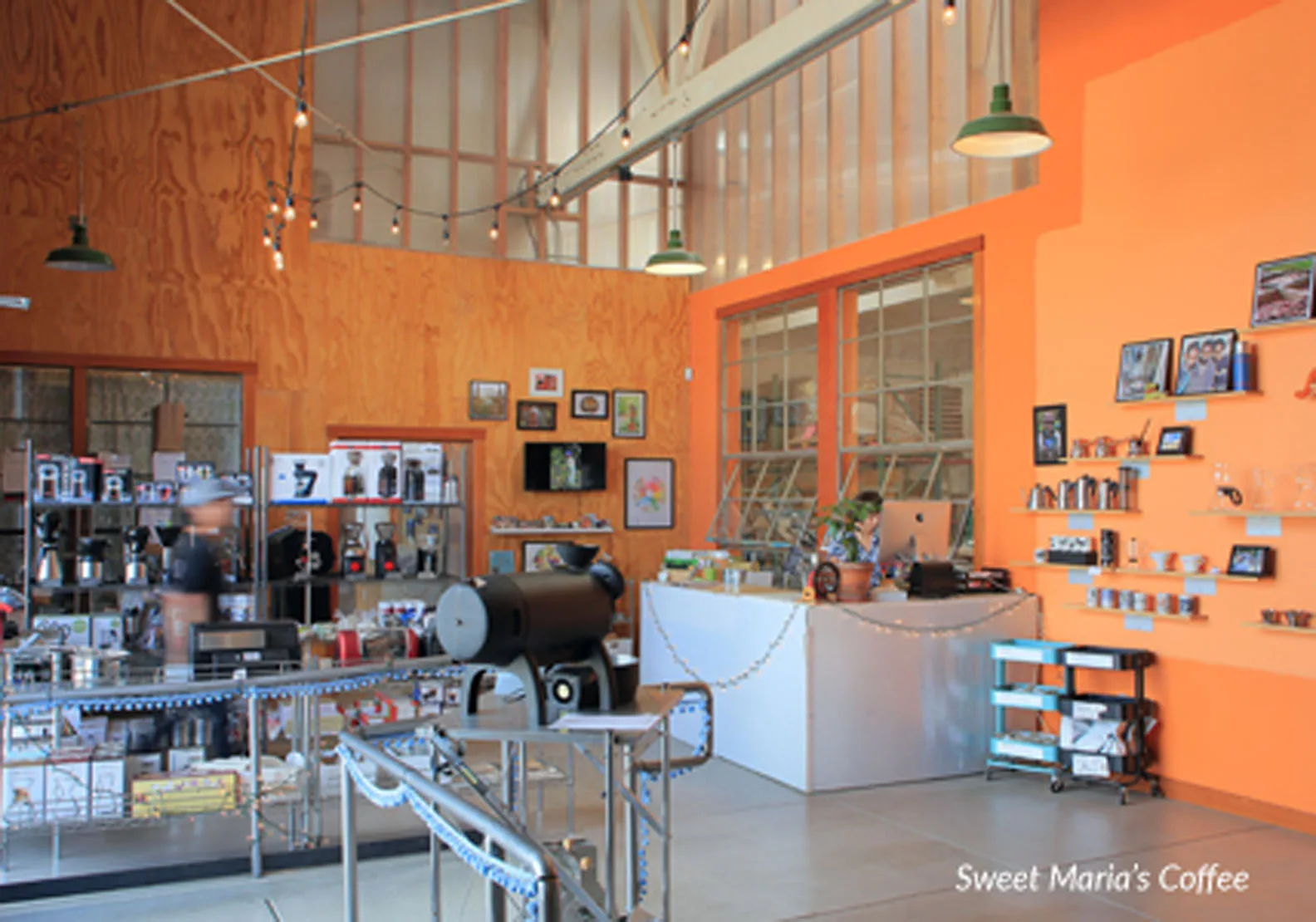 Sweet Maria's Coffee Warehouse in Oakland, specialty coffee roaster