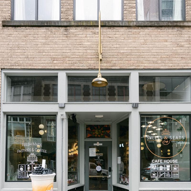 Sweets and Seats in Asheville, specialty coffee cafe