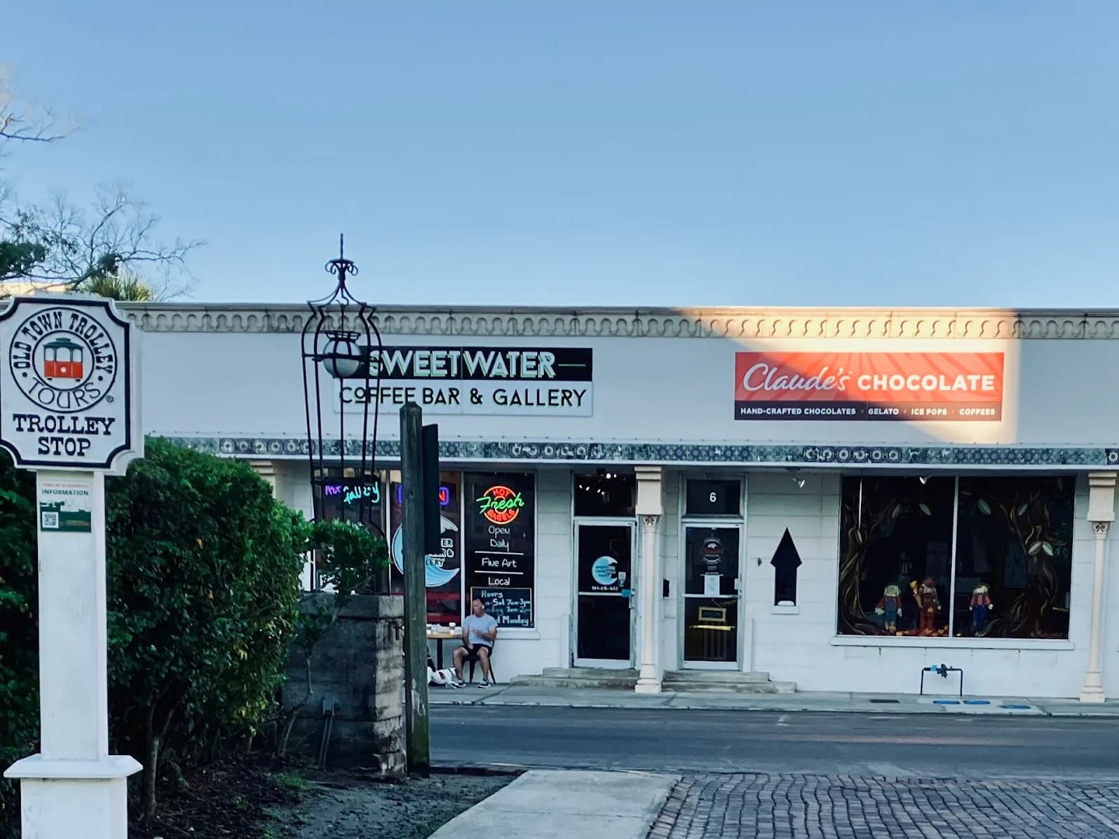 Sweetwater Coffee Bar and Gallery in Saint Augustine, specialty coffee cafe