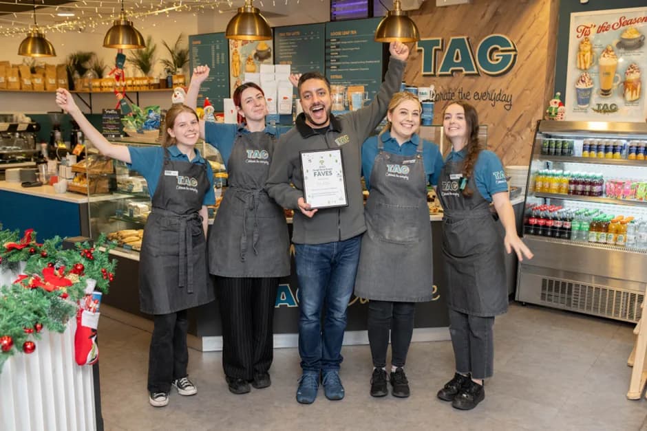 TAG Cafe in London, specialty coffee cafe