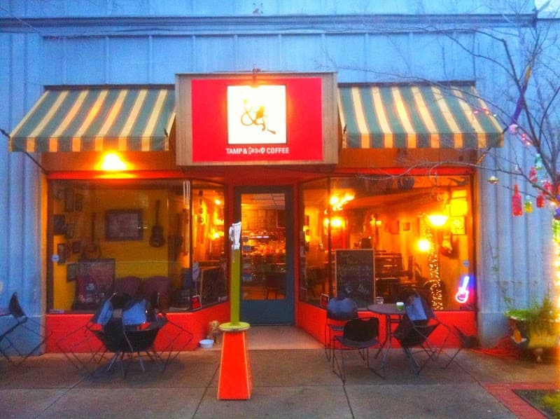 Tamp & Grind in Alexandria, specialty coffee cafe