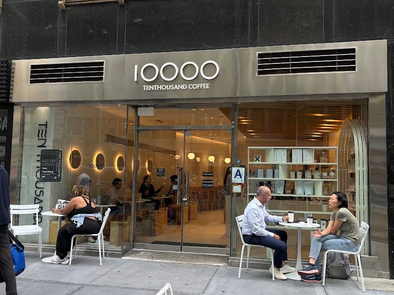 Ten Thousand Coffee in New York City, specialty coffee cafe