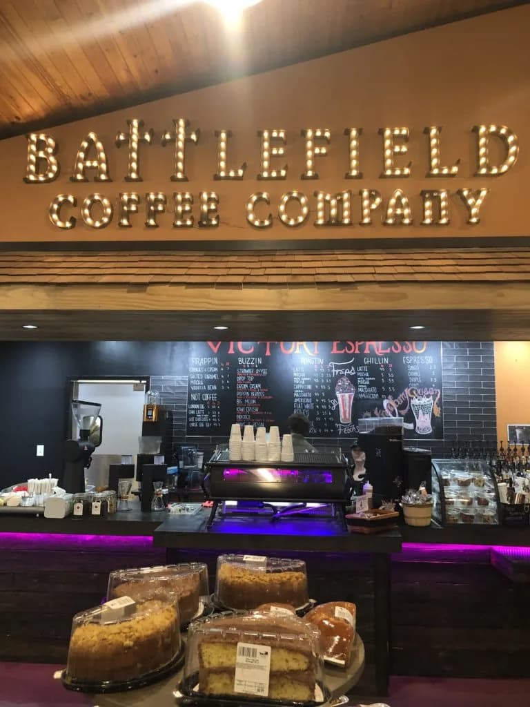 The Battlefield Country Store in Fredericksburg, specialty coffee roaster
