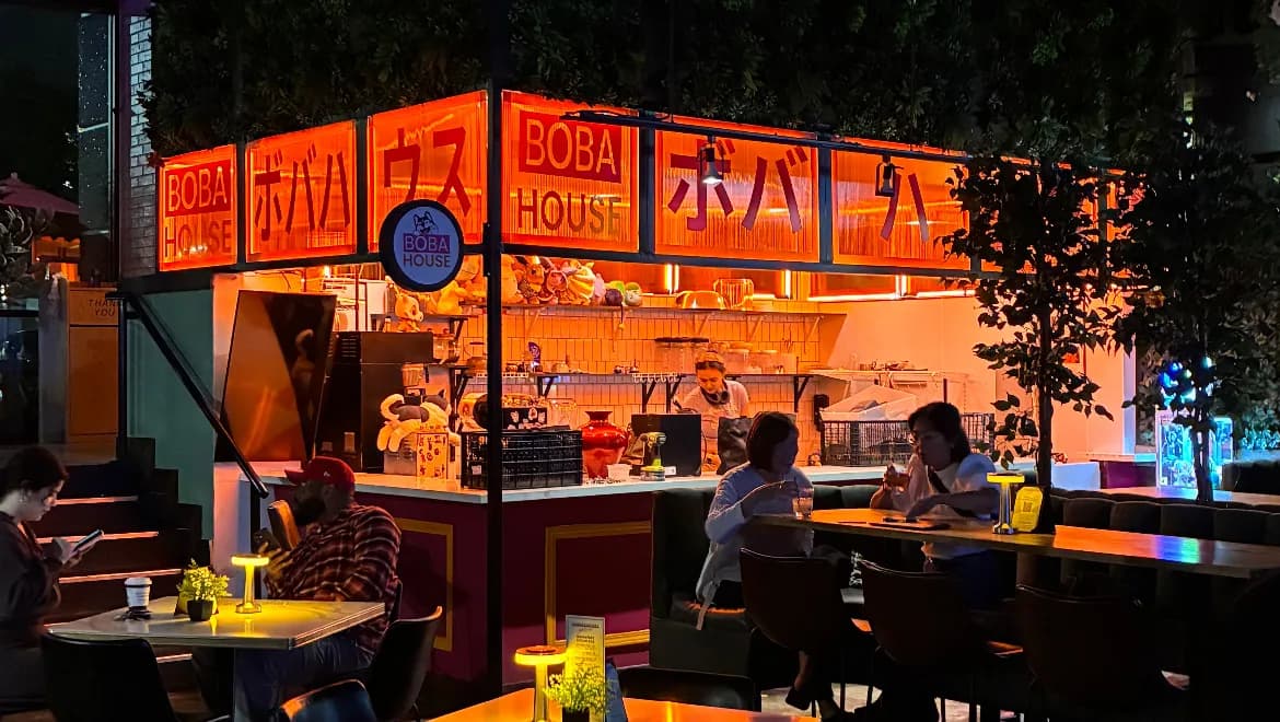The Boba Shop in Houston, specialty coffee cafe