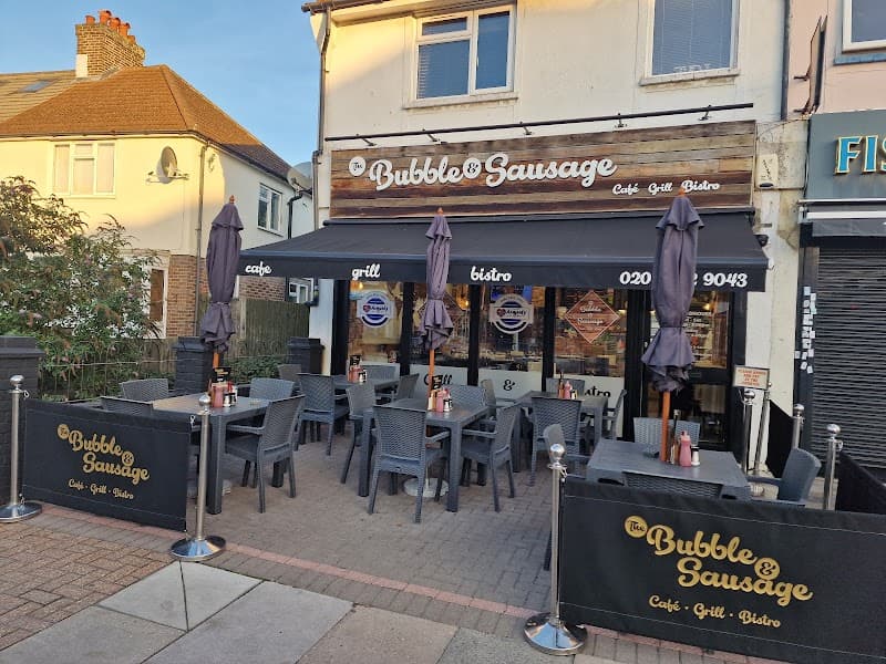 The Bubble & Sausage in London, specialty coffee cafe