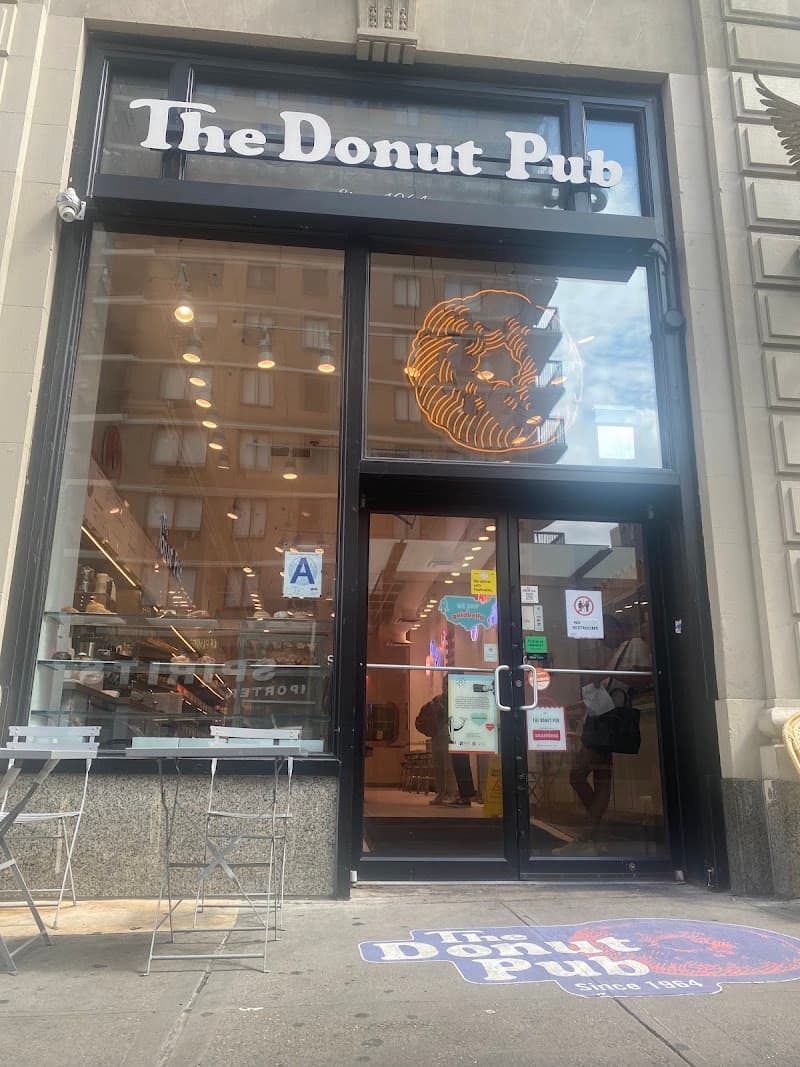 The Donut Pub in New York City, specialty coffee cafe