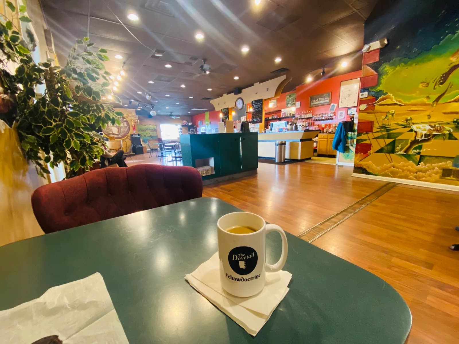 The Dovetail in Detroit, specialty coffee cafe