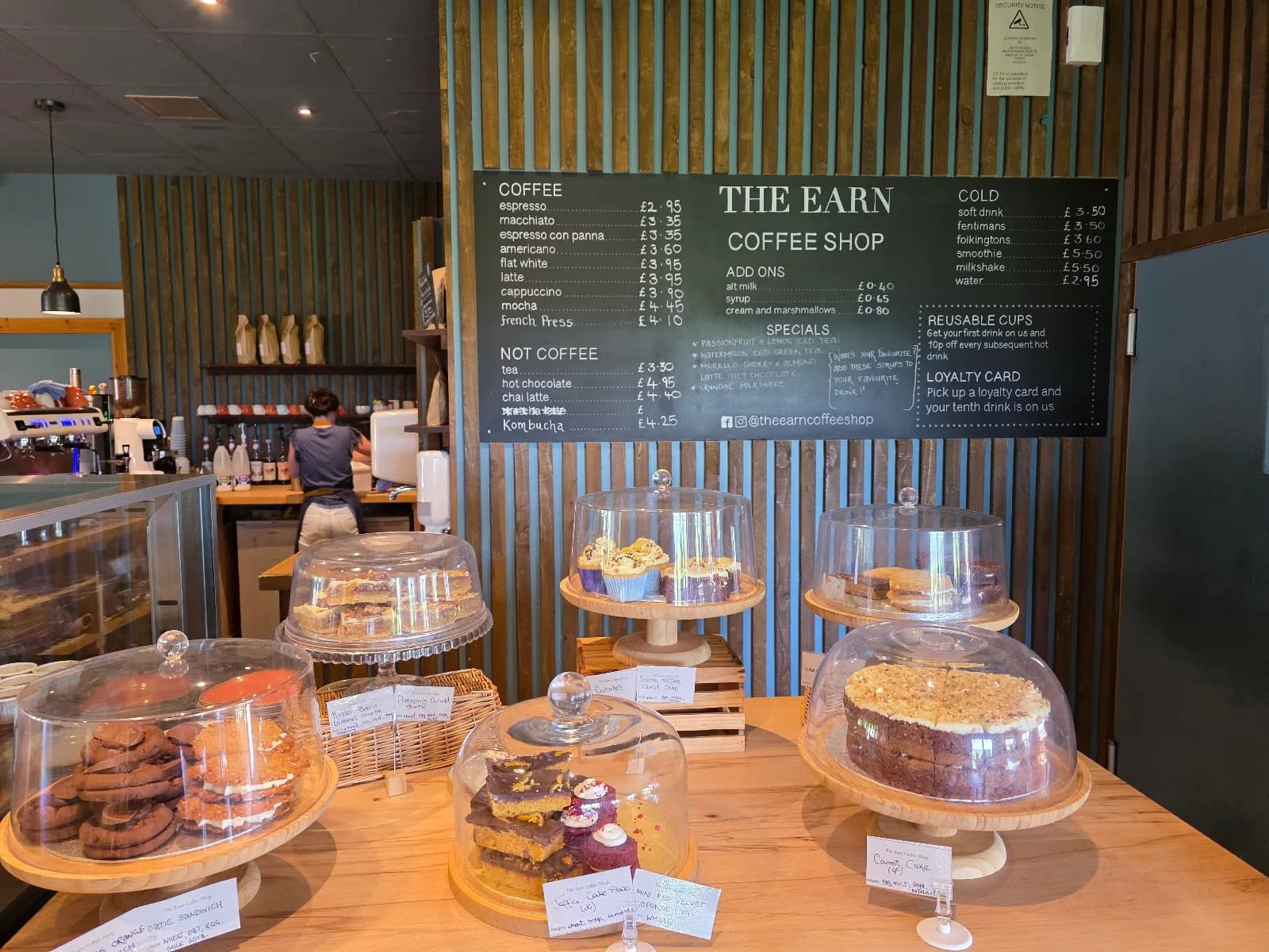 The Earn Coffee Shop in Perth, specialty coffee cafe