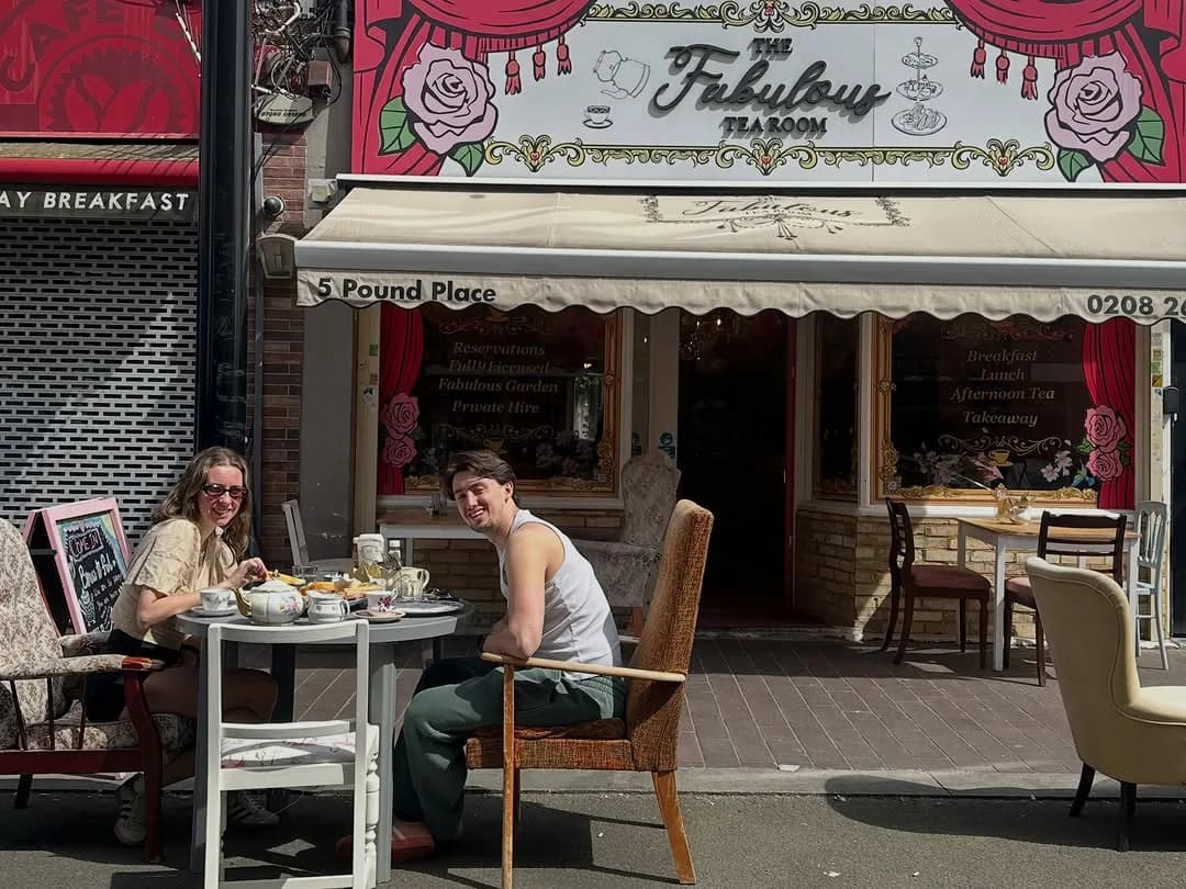 The Fabulous Tearoom in London, specialty coffee cafe