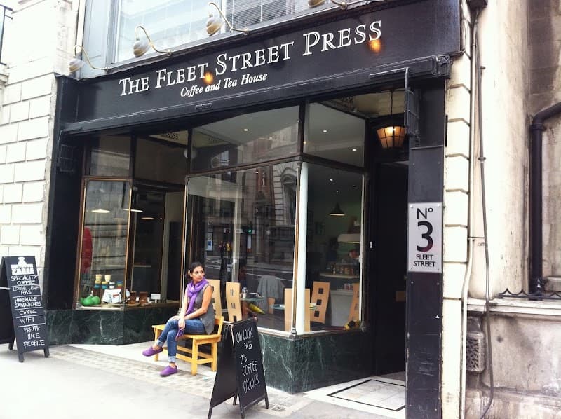 The Fleet Street Press in London, specialty coffee roaster